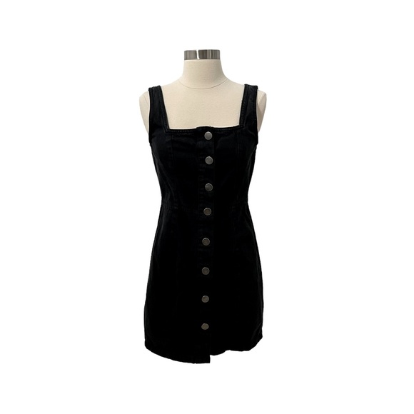 Cotton On Dresses & Skirts - Cotton On Womens Dress Size 4 Black in Color 100% Cotton Button Down